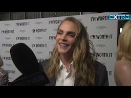 Cara Delevingne SPILLS on Star-Studded L’Oreal Paris Fashion Show (Exclusive)