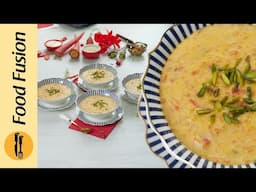 Zafrani Gajrella Kheer Recipe by Food Fusion