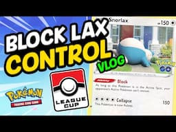 I PLAYED BLOCK SNORLAX TO A POKEMON LEAGUE CUP! (Vlog)