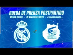 Post-game Press Conference | Real Madrid vs Dreamland Gran Canaria | Jornada 7 ACB