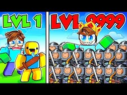 Upgrading NOOB To GOD Army in Roblox *movie*