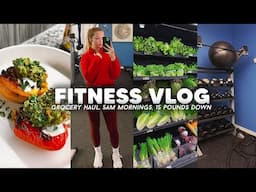 FITNESS VLOG: 5AM Mornings, Healthy Grocery Haul, How I've Lost 15 Pounds!