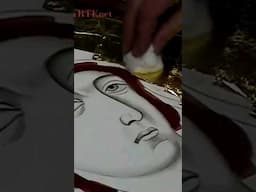 Shell gold technique. Whatch the video on Giotto's technique