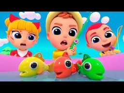 10 Little Fishies Song | Nursery Rhymes & Kids Songs | Tinytots