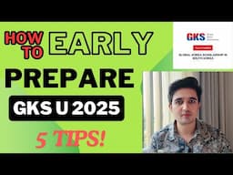 GKS Undergraduate Scholarship 2025 Korea. Early Preparation guide. 5 must prepare things in advance.