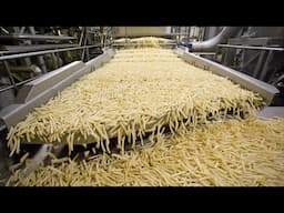 World Amazing Automatic French Fries Production Line Modern Food Processing Technology