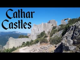 Cathar Castles - Peyrepertuse, Queribus & Alet les Bains Abbaye, France