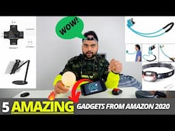 5 unique gadgets on amazon in 2020, USB power tester, iPad stand, neck mount, USB led headlamp😱🔥🔥🔥