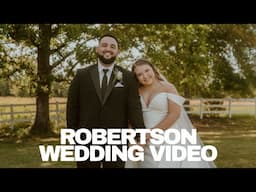 WILL & ABBY ROBERTSON OFFICIAL WEDDING VIDEO🤍