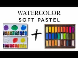 Transform Your Pastel Painting With Watercolor Magic! 🎨✨