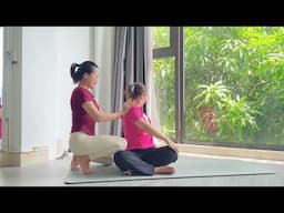 Yoga trị liệu tập 1: Bài tập hỗ trợ chữa đau lưng, thoát vị #yogatrịliệu