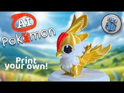 Create Your Own Pokémon-style 3D Models! Bambu MakerLab PrintMon