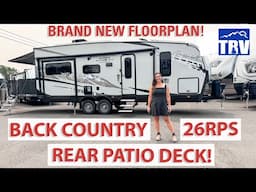 Brand New Travel Trailer w/Two Slides And Rear Patio Deck!! 2025 Back Country 26RPS by Outdoors RV!