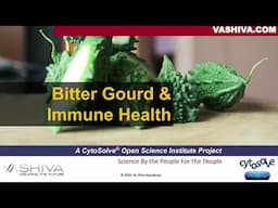 Dr.SHIVA™: Bitter Gourd on Immune Health @CytoSolve Systems Analysis(5/21)