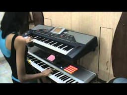 Tere Liye - Instrumental from Veer Zaara played on keyboard / piano by Smarnika