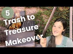 I still cant believe they threw this away! 5 Trash to Treasure Makeovers