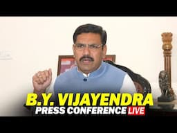 BJP PC LIVE | BJP State President and MLA B.Y. Vijayendra addresses press conference | Karnataka