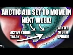 Winter Storm Update! ARCTIC Air With Active Storm Track To End November..