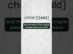 Most Common English Words: CHILD  (#102) 🧒