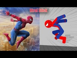 Spiderman vs Stickman | Stickman Dismounting funny and epic moments | Like a boss compilation #140