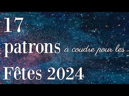 17 ROBES et autres PATRONS à coudre pour les fêtes de fin d'année 2024