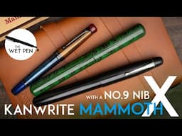 Kanwrite Mammoth X Fountain Pen Review with Heritage Ebony Kingfisher