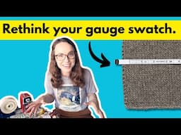 Why you should embrace gauge swatching. #knittingpodcast