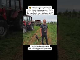 👨‍🌾🐓 „Dlaczego wybrałem kury zielononóżki do swojego gospodarstwa” #rolnictwo #kury #rolnik