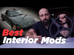 NA Miata Interior Mods, Steering Wheel Install || PROJECT MIATA