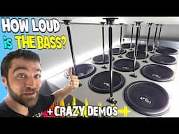 How LOUD is EXO's Subwoofer Setup? 1st FULL VOLUME Bass Test w/ 12 18" Subs & CRAZY Car Audio Demos!