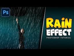 How to Create Rain Effect in Photoshop - Photoshop Tutorial