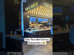 This Taco Bell Serves Margaritas #fyp #tacobell #cantina #fastfood