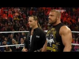 Shawn Michaels will be in Triple H's corner at Wrestlemania 29 - RAW 01 April 2013