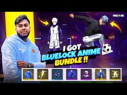 💥 I Got Bluelock 😨 Rare Anime Bundle 🥳 || FreeFire 💥