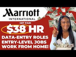 MARRIOTT REMOTE JOBS | MAKE $1,520/WK WITH THESE DATA ENTRY REMOTE JOBS