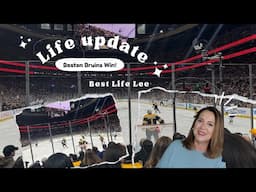 Come to a Boston Bruins game with me ~ Vlog ~ Life update