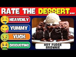 Rate the Dessert 🍰🍨🧁️ | Random Quizzes