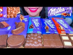 ASMR MILKA CHOCOLATE PARTY! MUKBANG MASSIVE Eating Sounds