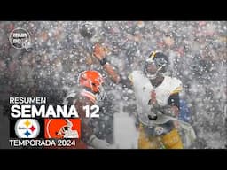 Pittsburgh Steelers vs. Cleveland Browns | Resumen NFL en español - Semana 12 | NFL Highlights 2024