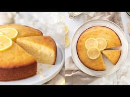 Lemon Syrup Cake Recipe