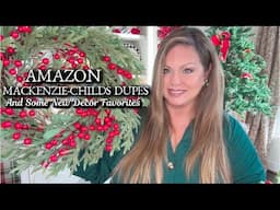 MACKENZIE CHILDS DUPES ON AMAZON AND NEW CHRISTMAS DECOR FAVORITES | BUDGET FRIENDLY