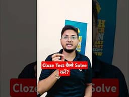 How to solve cloze Test #ssc #ssccgl2024