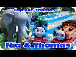 Thomas and friends Nia & Jungle Thomas capsule toy trains