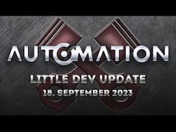 Little Dev Update: 18. September 2023 (Ellisbury, when?)