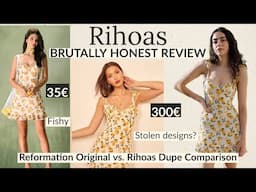 Rihoas Brutally Honest Review | Comparing Rihoas Dupe with Reformation Dress