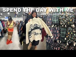 spend the day with me /thrifting ,fall shopping ,talk w me