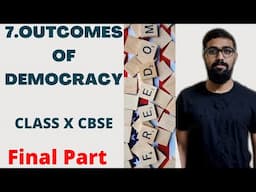 CLASS 10 CBSE CIVICS CHAPTER 7- OUTCOMES OF DEMOCRACY FINAL PART IN MALAYALAM| BOARD EXAM 2022