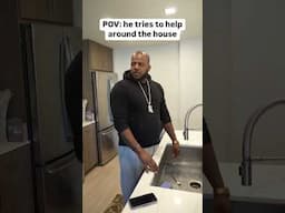 WHEN MEN TRY TO HELP AROUND THE HOUSE! 🥴 #chores #comedy #trending #viral #daphniquesprings