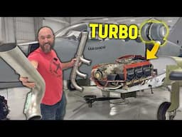 $30,000 Turbo And Exhaust for Free Abandoned Airplane !