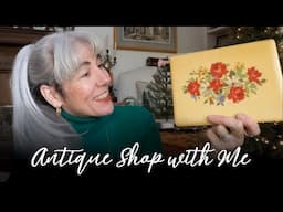 Antique SHOP WITH ME & HAUL / ❄️ IT'S A SNOW DAY!